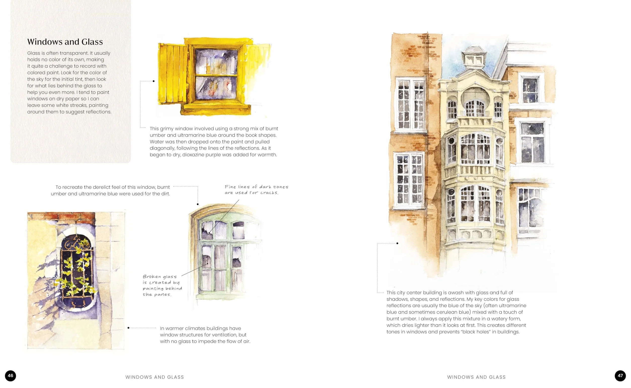 Watercolor Artist's Index of the Urban Landscape: A Field Trip of Features and How to Paint Them
