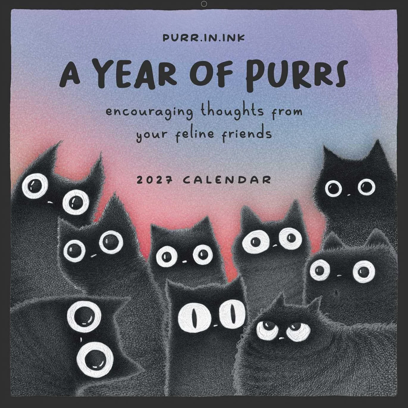 A Year of Purrs 2027 Wall Calendar