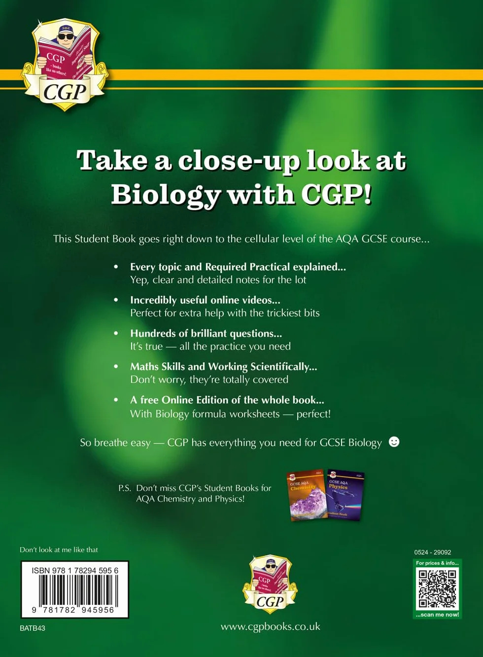 GCSE Biology AQA Student Book (includes Online Edition, Videos and Answers)