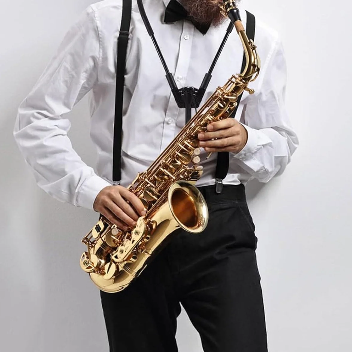 Alnicov Saxophone Shoulder Harness Wygodny pasek na szyję do saksofonu