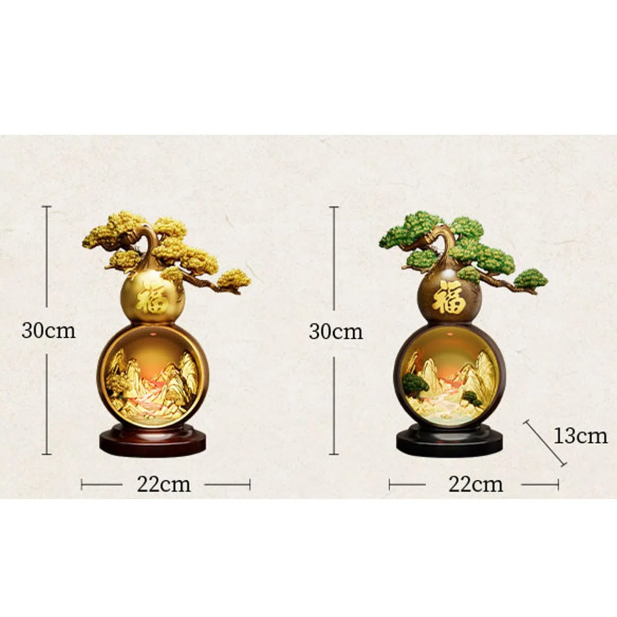 Feng Shui Bogactwo Wu Lou Hu Lu Tykwa Chińska Powodzenia na szczęście Fortuna Zdrowie Sukces Tykwa Kolekcjonerski Amulet Ozdoby dla przyjaciół Rodziny Kochankowie,Gold