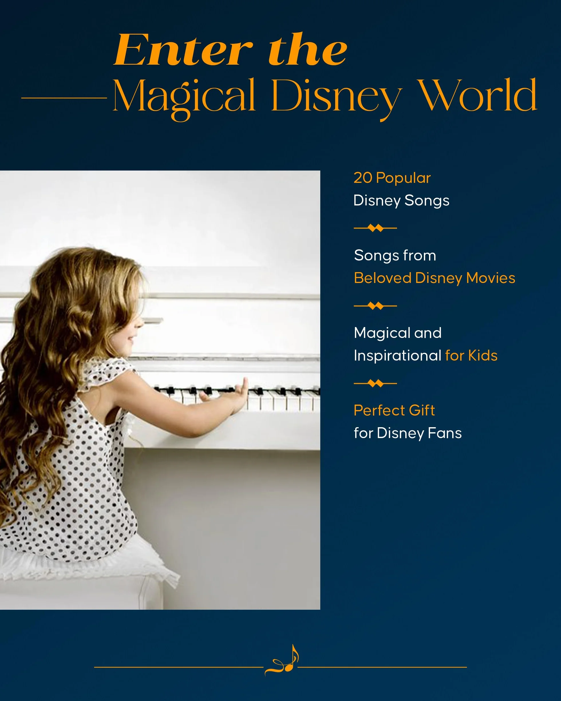 Disney Songs for Kids - Easy Piano Songbook: 20 Favorites Arranged for Easy Piano