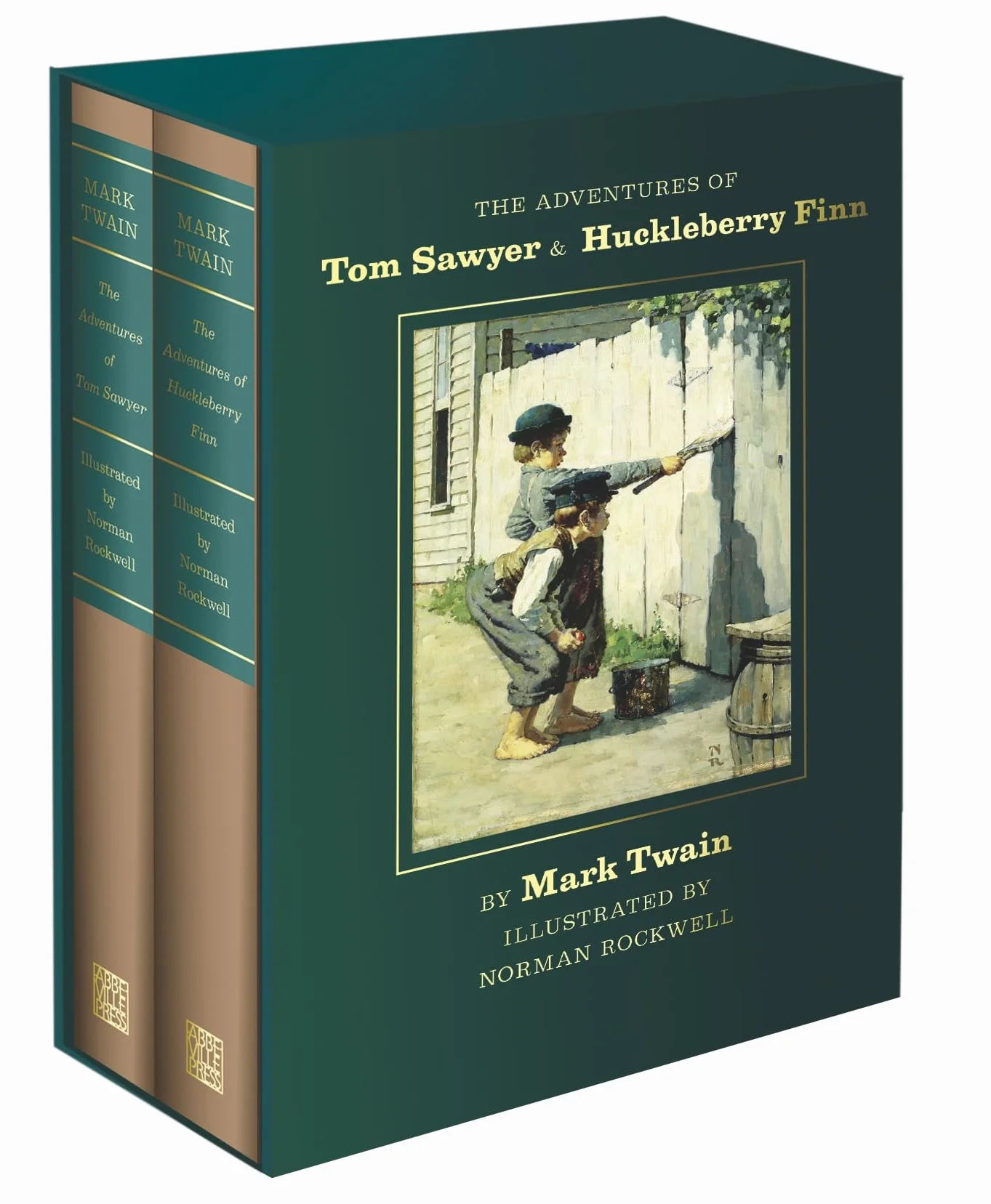 The Adventures of Tom Sawyer and Huckleberry Finn: Norman Rockwell Collector's Edition