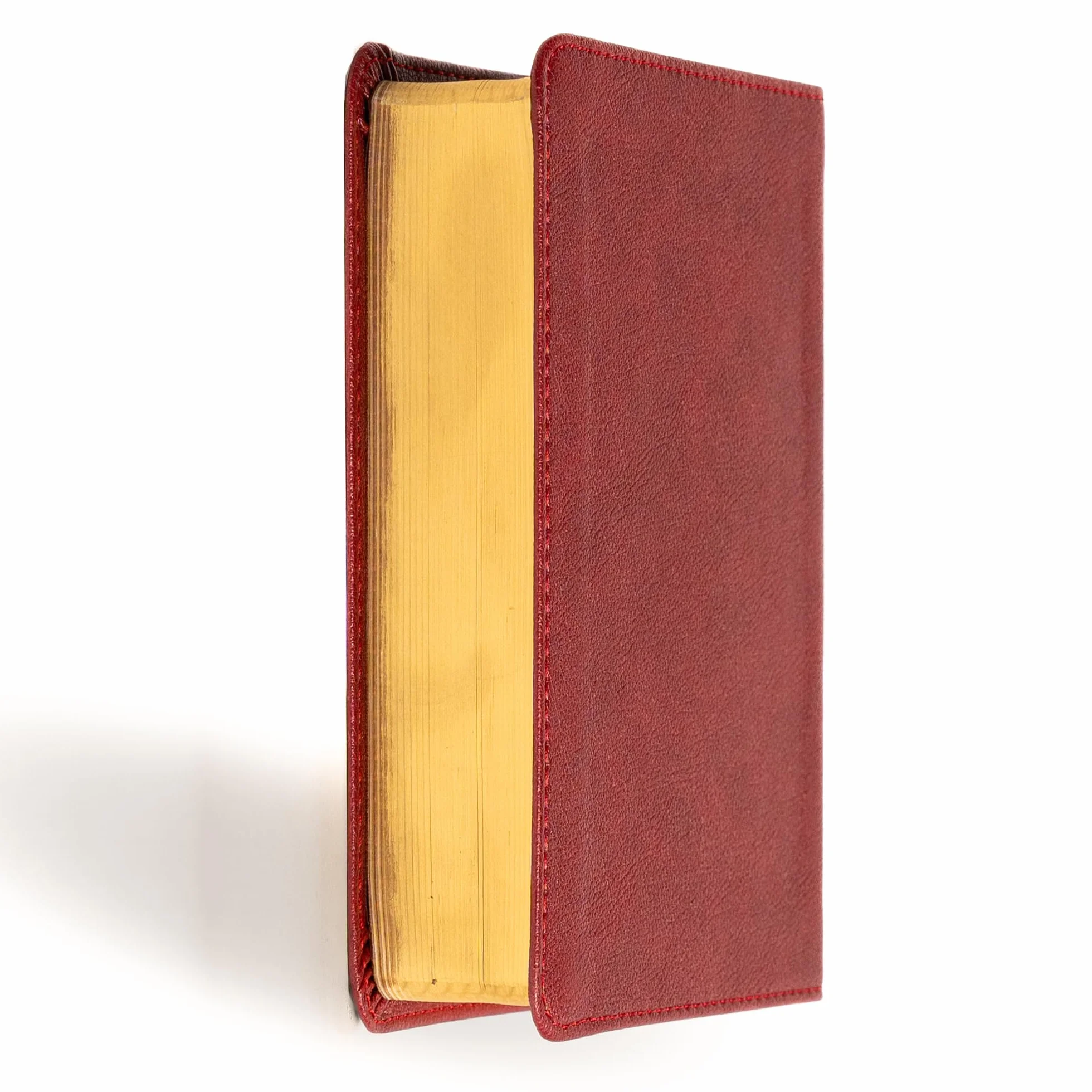 NASB Large Print Compact Reference Bible, Burgundy Leathertouch