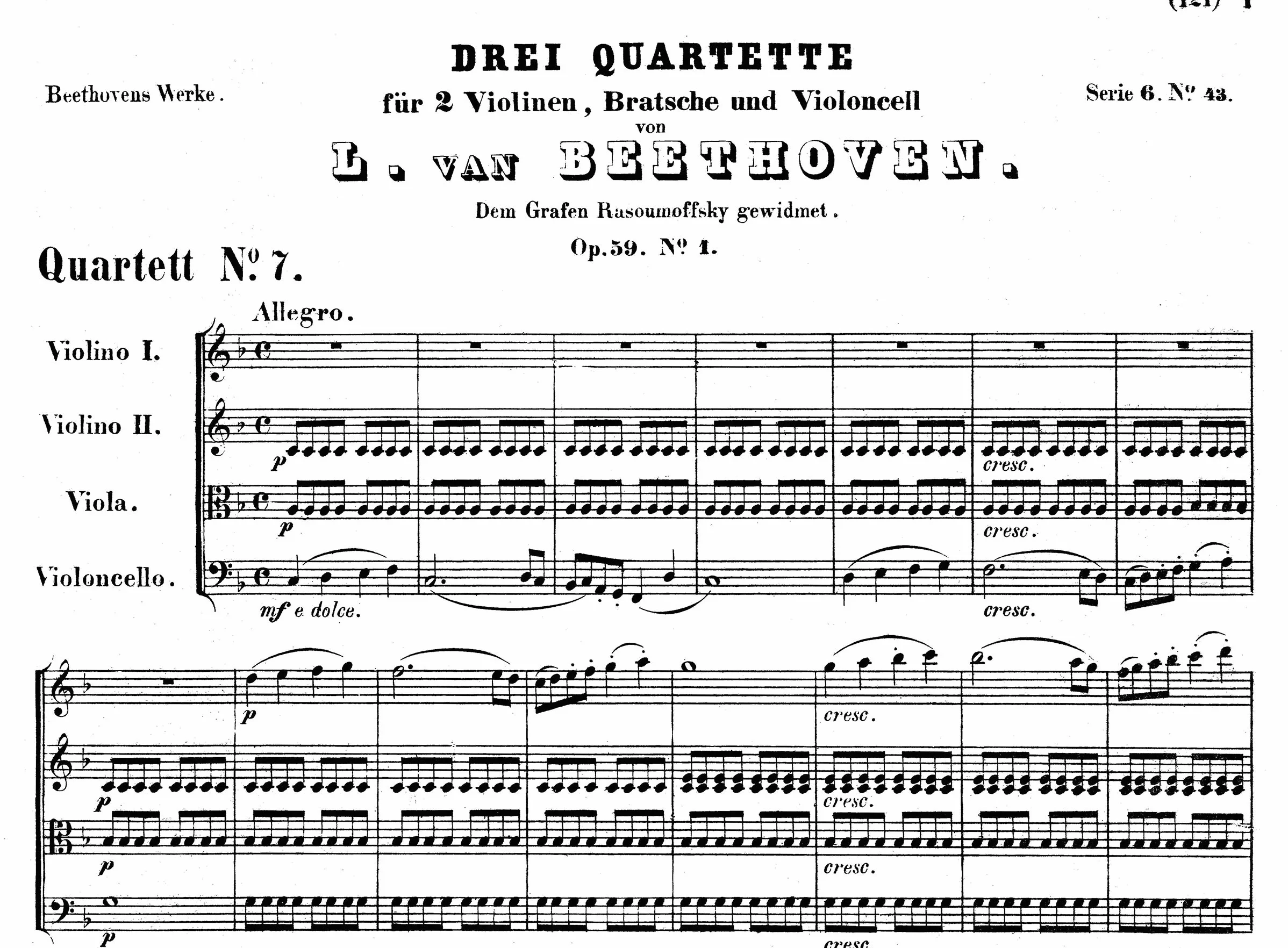 Complete String Quartets: Opp.18, 59, 74, 95, 127, 130, 131, 135, Grosse Fugue Op. 133