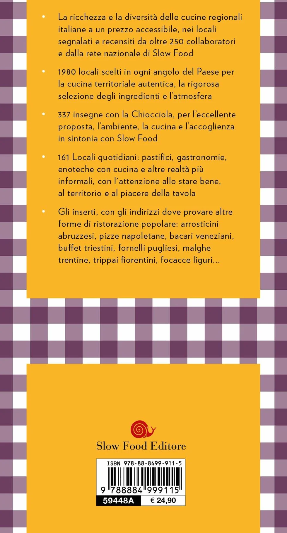 Osterie d'Italia 2026. Sussidiario del mangiarbere all'italiana