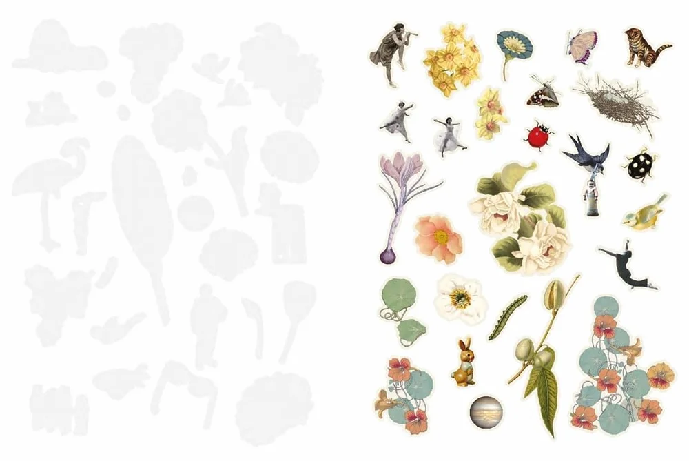 Four Seasons Collage Kit /anglais: Create Four Elegant Collages with the Images in This Surprising Kit