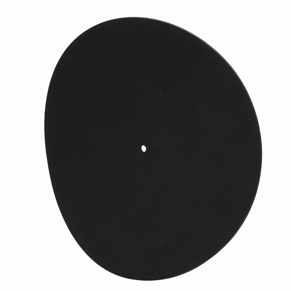 2 szt. 30 cm miękki filc gramofon gramofon mata antypoślizgowa antystatyczna podkładka do nagrywania, ultracienka antystatyczna winylowa gramofon ochronny