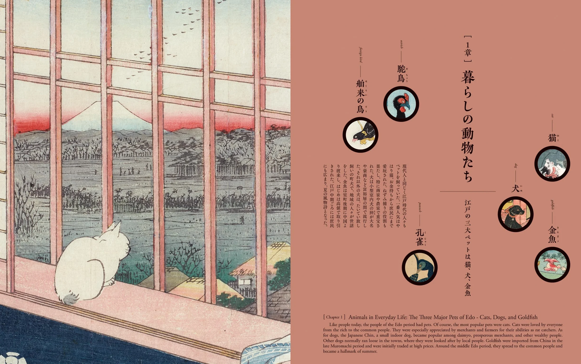 Marvelous Menagerie Animals In Ukiyo-e Masterpieces /anglais/japonais