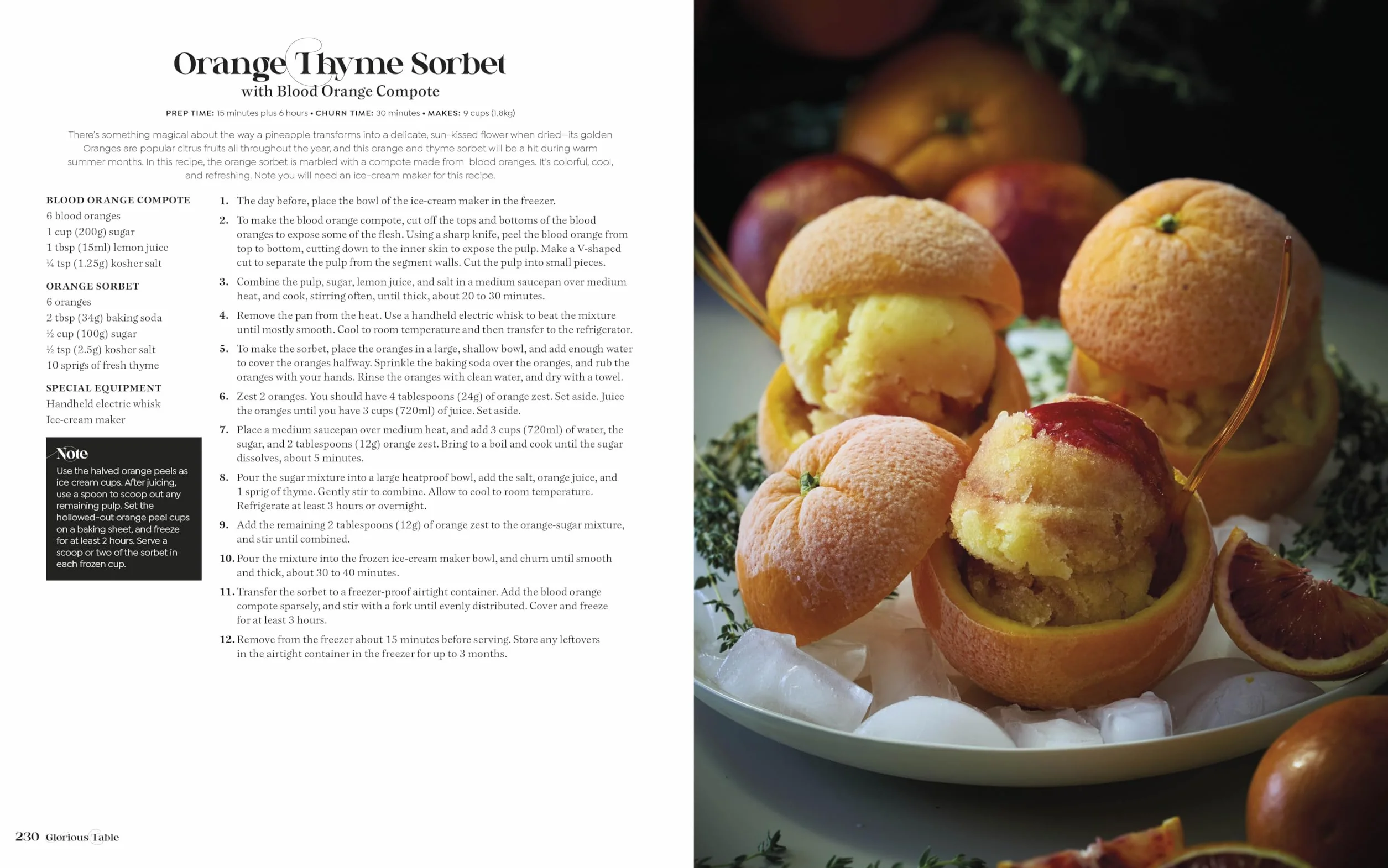 Glorious Table: Beautiful Food for a Delicious Life: A Cookbook