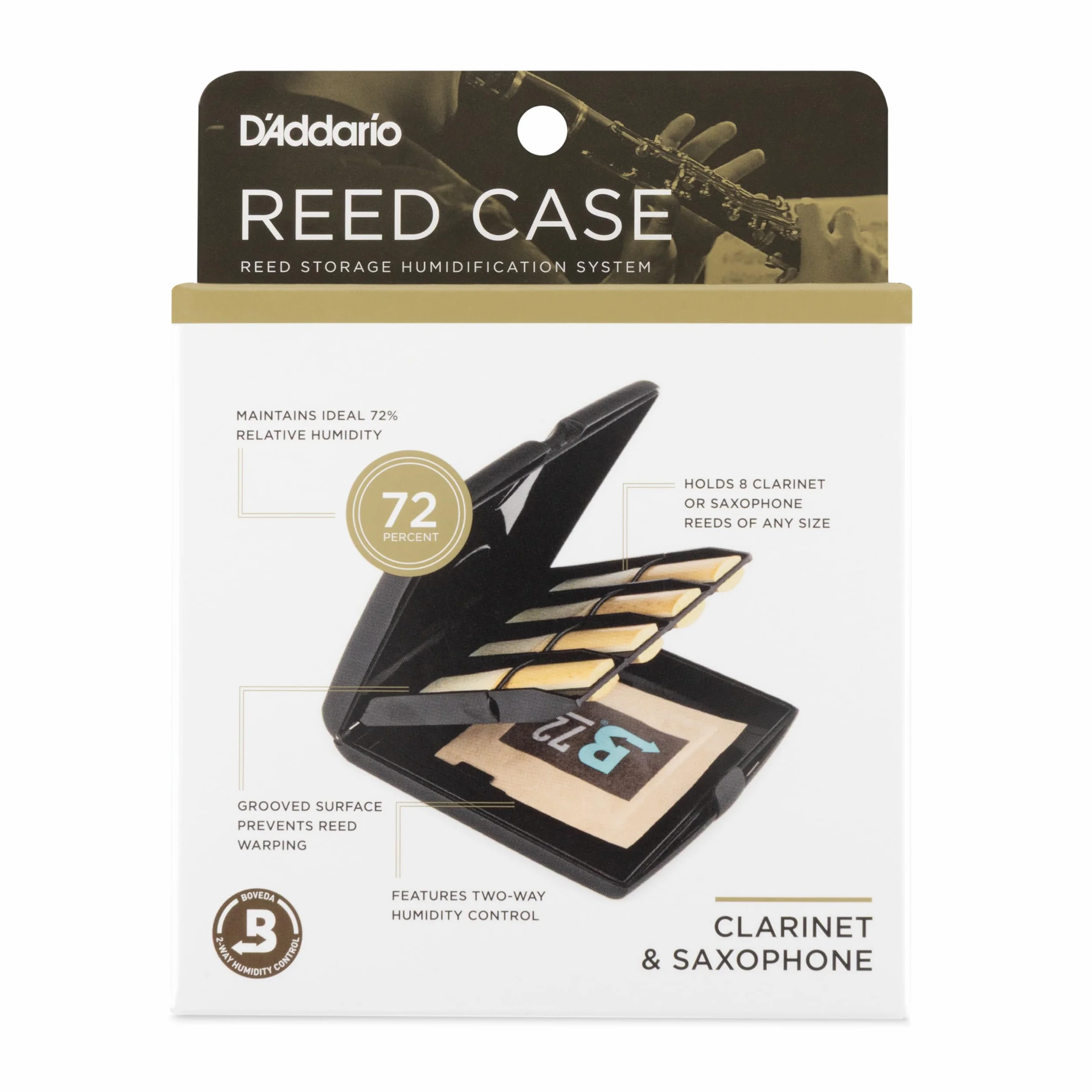 Rico RVCASE04 Vitalizer etui na dokumenty uniwersalne na klarnety i arkusze saksofonu