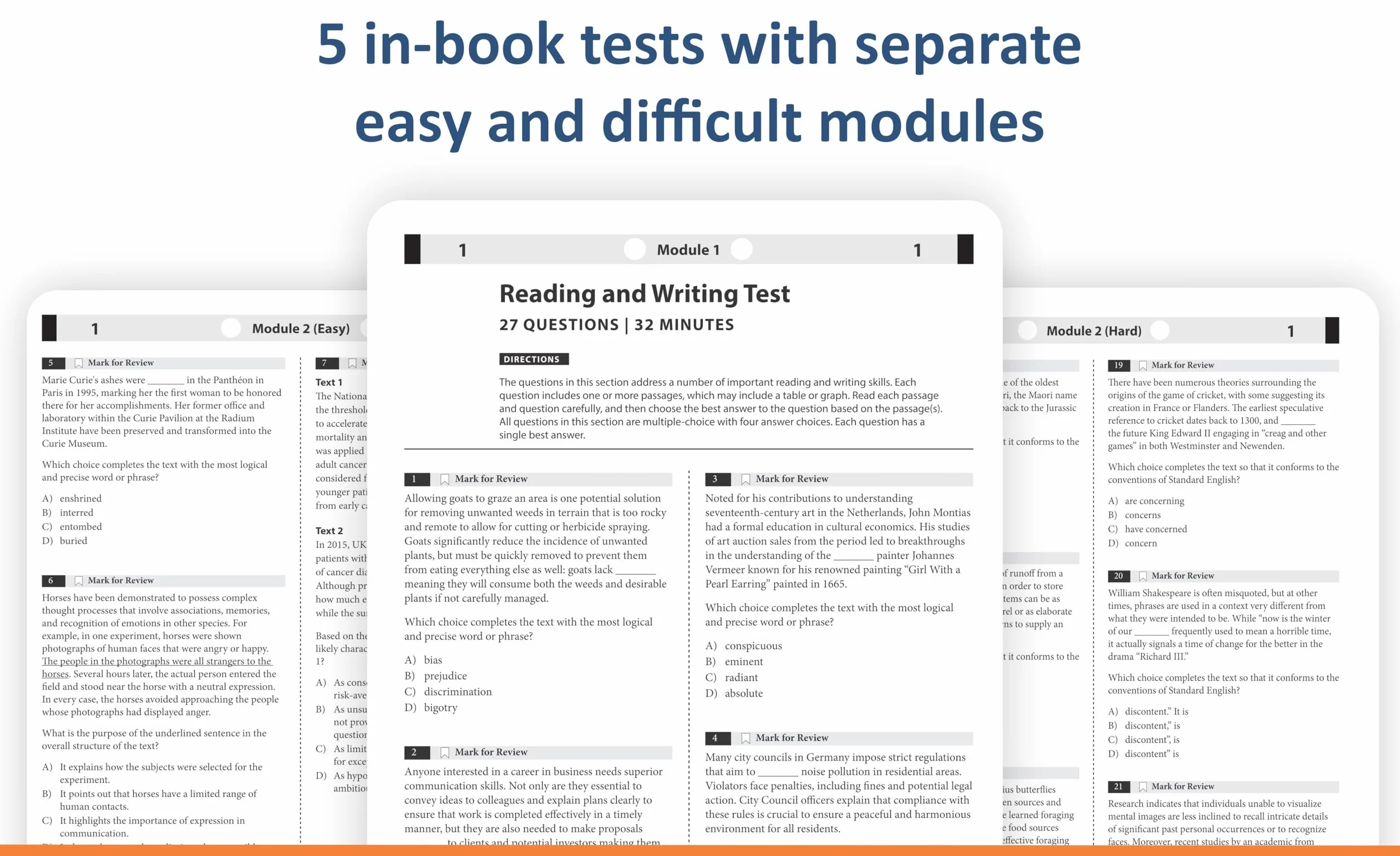 Digital SAT Practice Tests: 900+ SAT Practice Questions