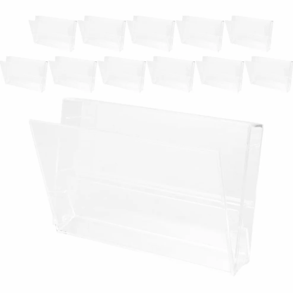 Toddmomy Zestaw Pudełek Do Przechowywania Kaset Magnetofonowych 12 Sztuk Plastikowych Pudełek Na Kasety Magnetofonowe Z Pokrywkami