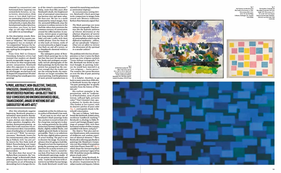 Ad Reinhardt Art Is Art and Everything Else Is Everything Else /anglais