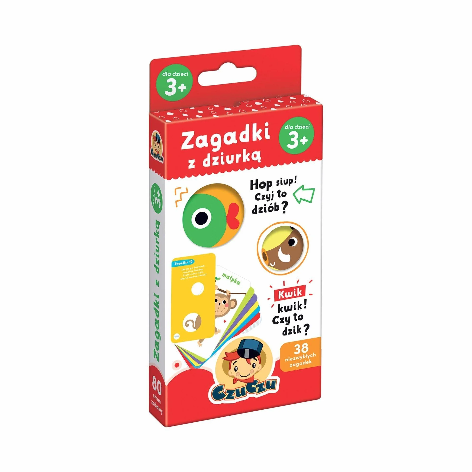CzuCzu Zagadki z dziurką dla dzieci 3+