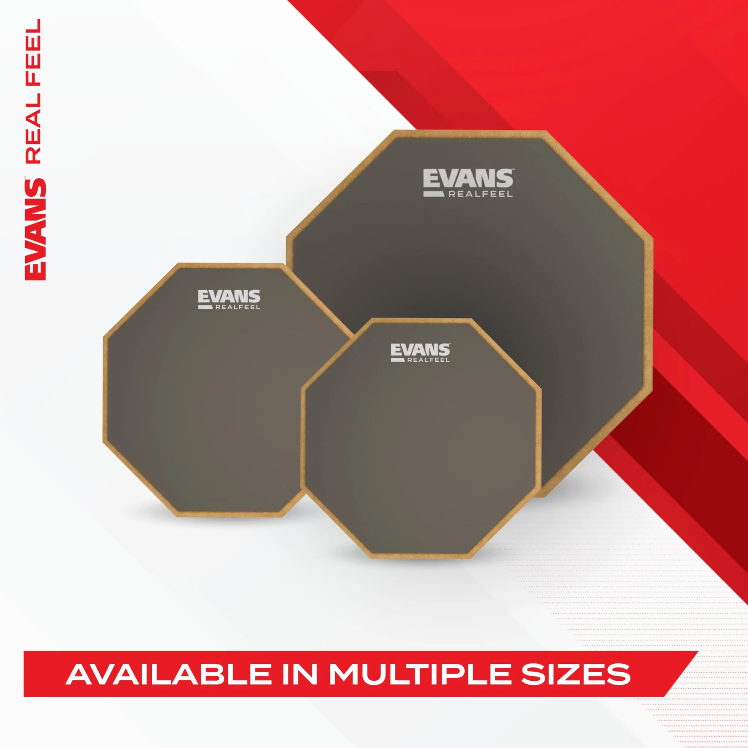 Evans Practice Pad Real Feel RF-12G, 12", one-sided - Akcesorium do perkusji