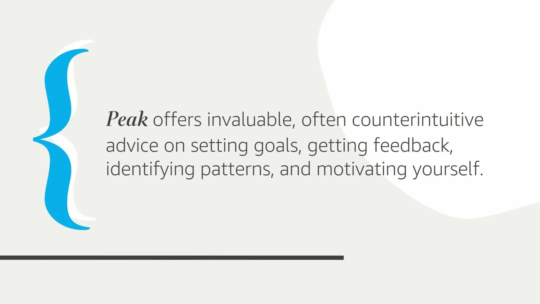 Peak: Secrets from the New Science of Expertise