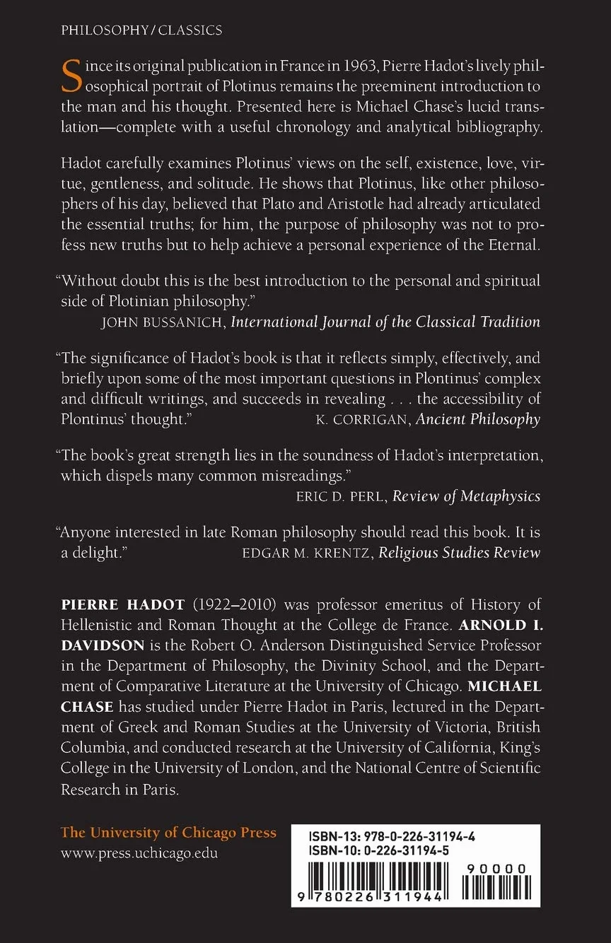 Plotinus or the Simplicity of Vision
