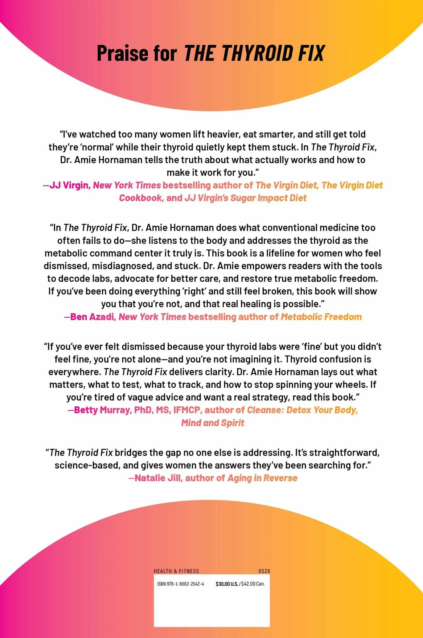 The Thyroid Fix: The No-Nonsense Guide to Fix Fatigue, Fogginess, and Fat That Won't Budge
