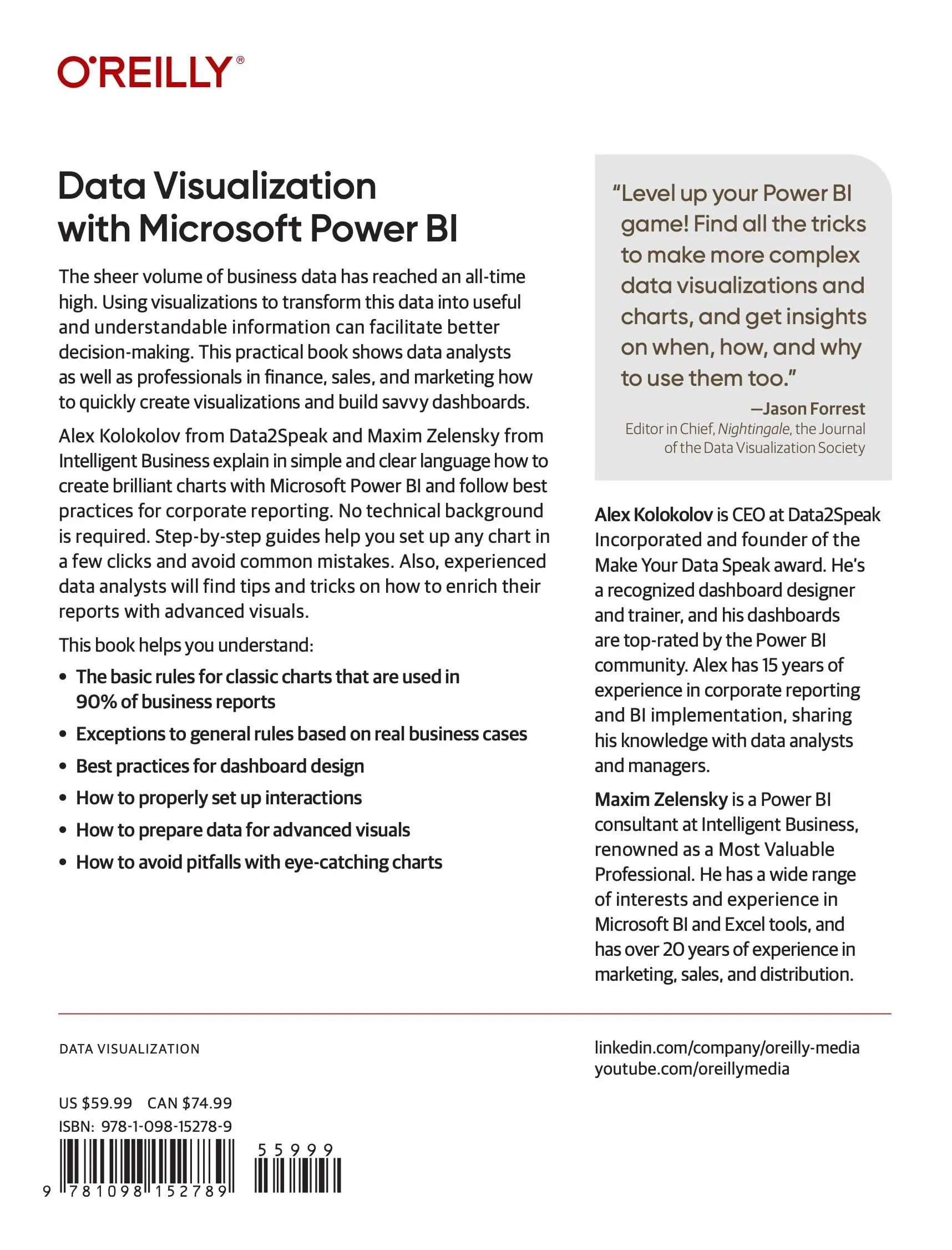 Data Visualization with Microsoft Power Bi: How to Design Savvy Dashboards