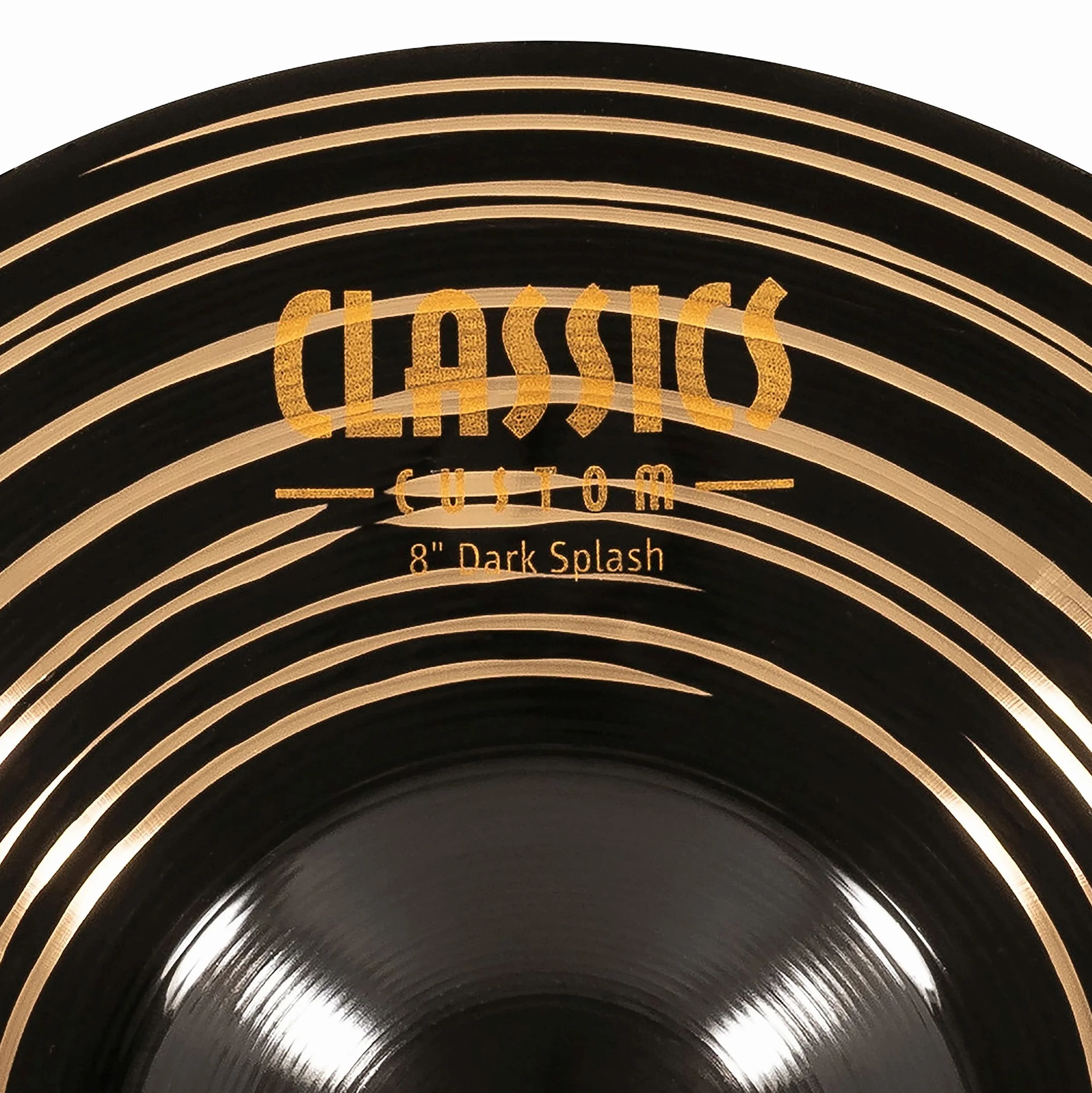 Meinl Cymbals Classics Custom Dark 20 cm Splash Talerz do zestawu perkusyjnego - Made in Germany - B12 Bronze, 2-letnia (CC8DAS)