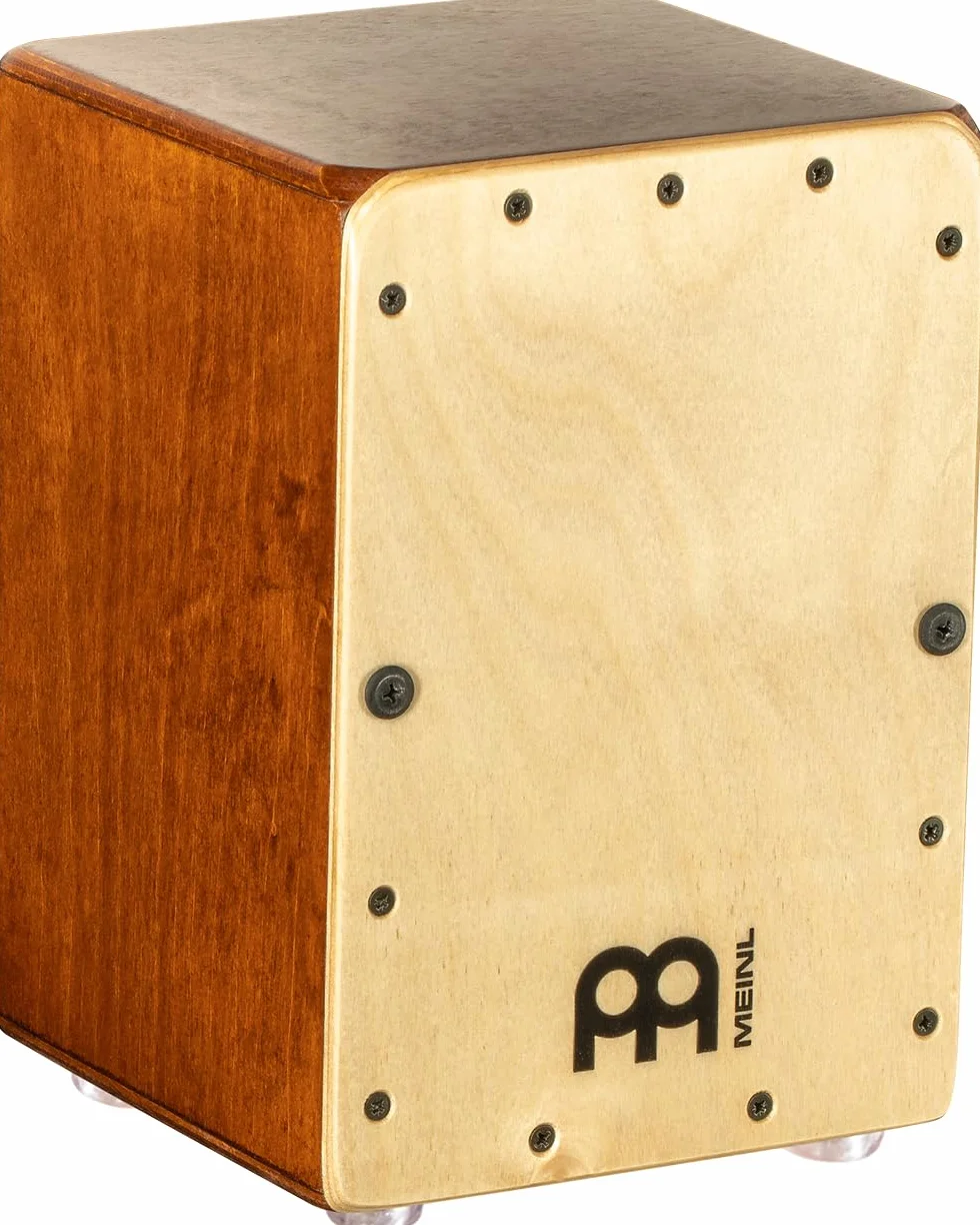 Meinl Percussion Mini Cajon Drumbox – Pomysł Na Prezent Dla Muzyków – Prezent Dla Dzieci i Dorosłych – Panel Przedni Brzoza Bałtycka (MC1AB-B)
