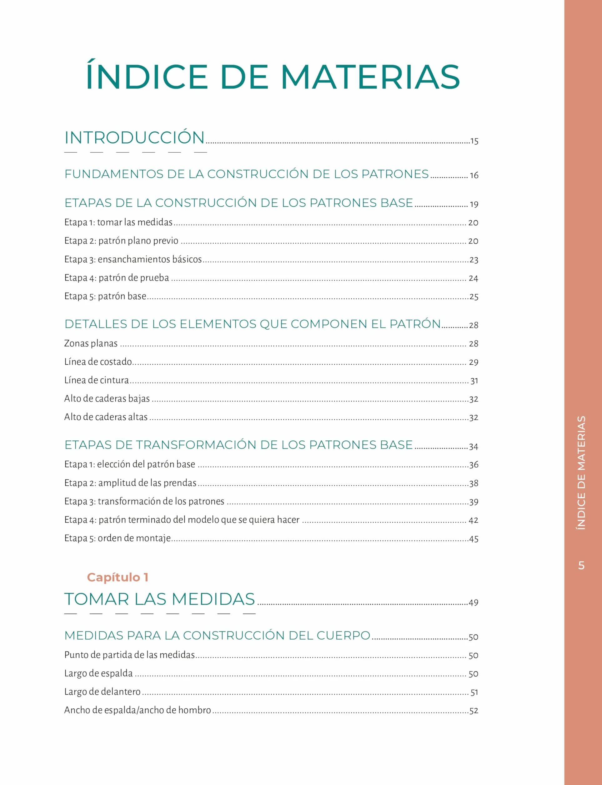 Realizar patrones de costura a medida: Construcción y bases de transformación