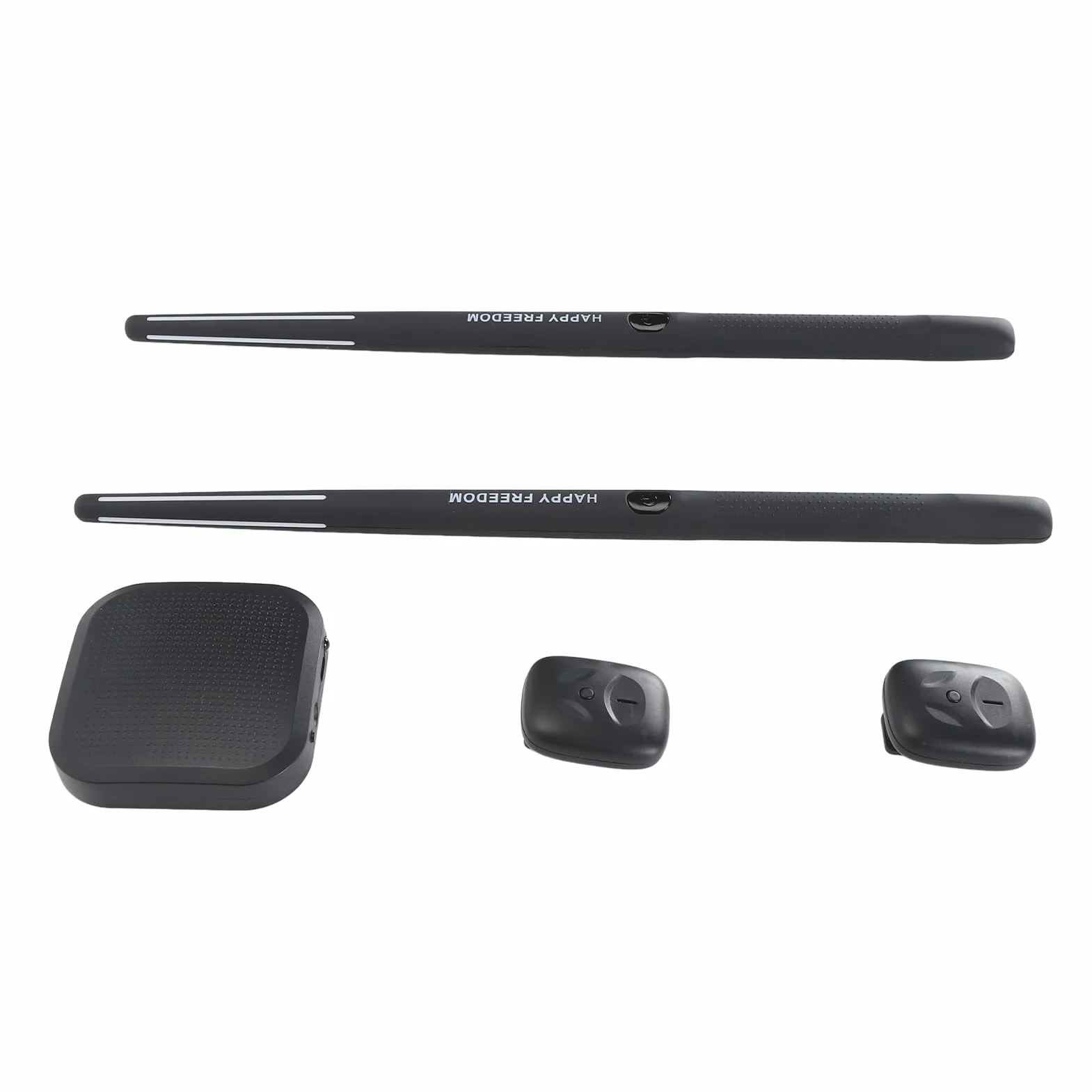 Wirtualny Bęben Powietrzny, Bęben Powietrzny ABS 3D z Czujnikiem Ruchu i Pałeczkami, Pedały, Bluetooth 8 Dźwięków, Elektroniczny Zestaw Perkusyjny do Domu Biuro Na Dworze,