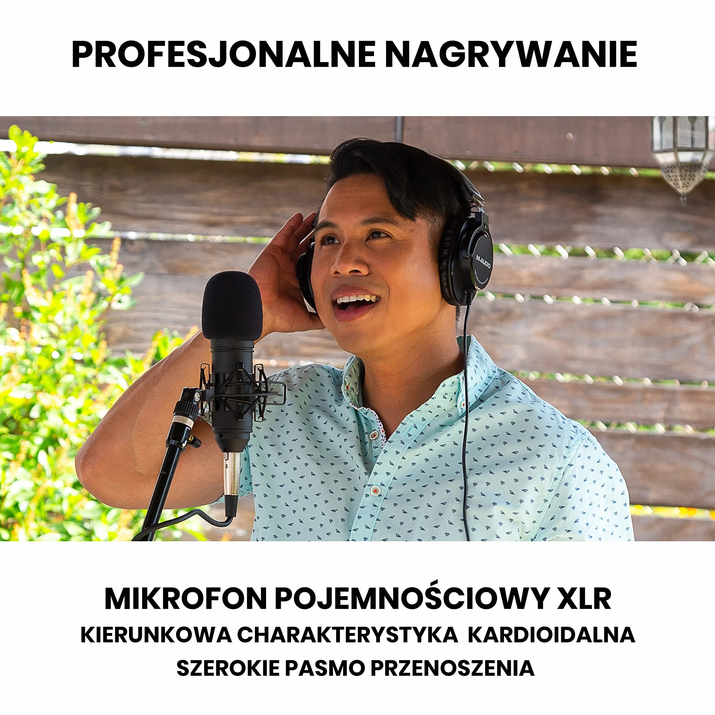 M-AUDIO AIR 192x4 Vocal Studio Pro – Interfejs audio USB z 2 wejściami i 2 wyjściami z mikrofonem pojemnościowym, uchwytem przeciwwstrząsowym, kablem XLR, słuchawkami i profesjonalnego oprogramowania