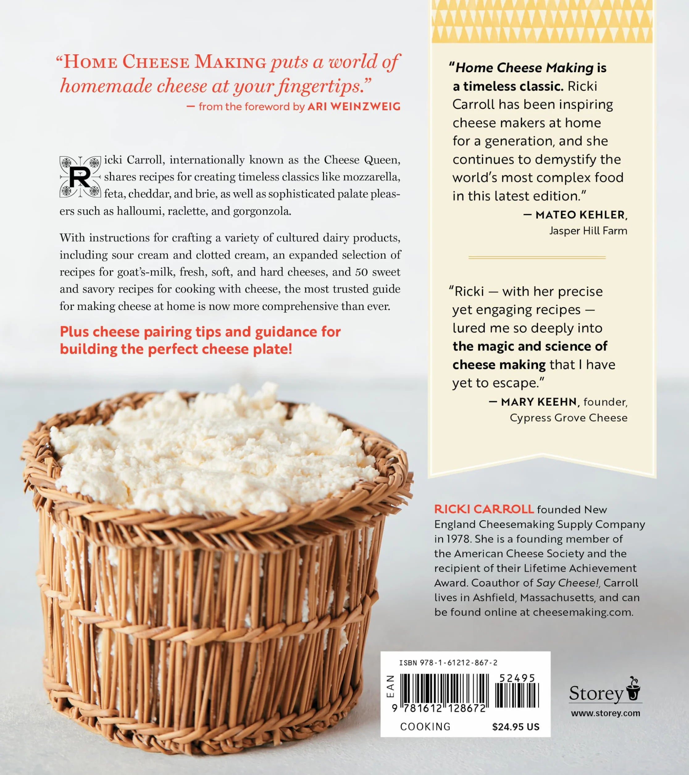 Home Cheese Making, 4th Edition: From Fresh and Soft to Firm, Blue, Goat's Milk, and More; Recipes for 100 Favorite Cheeses
