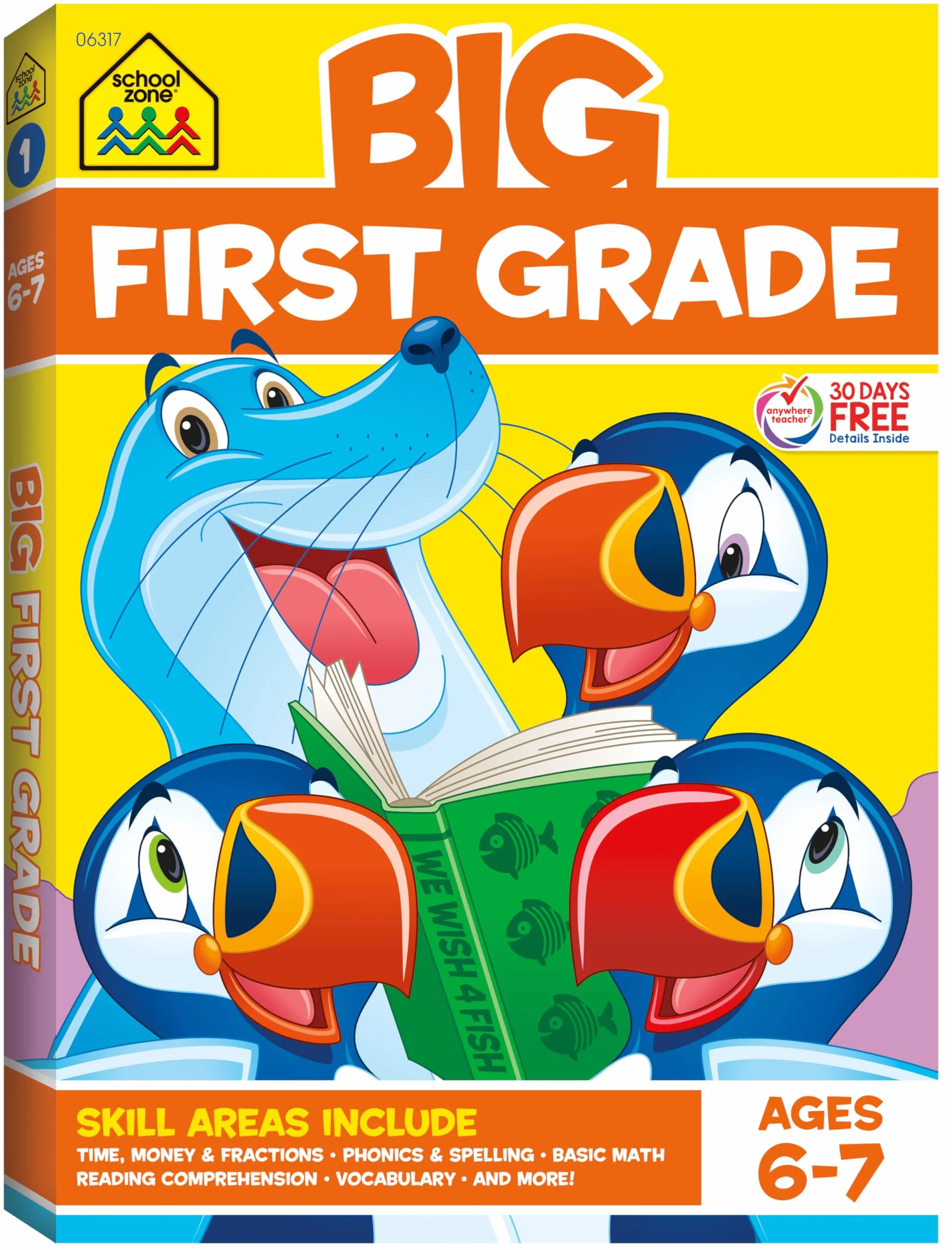 School Zone Big First Grade Workbook