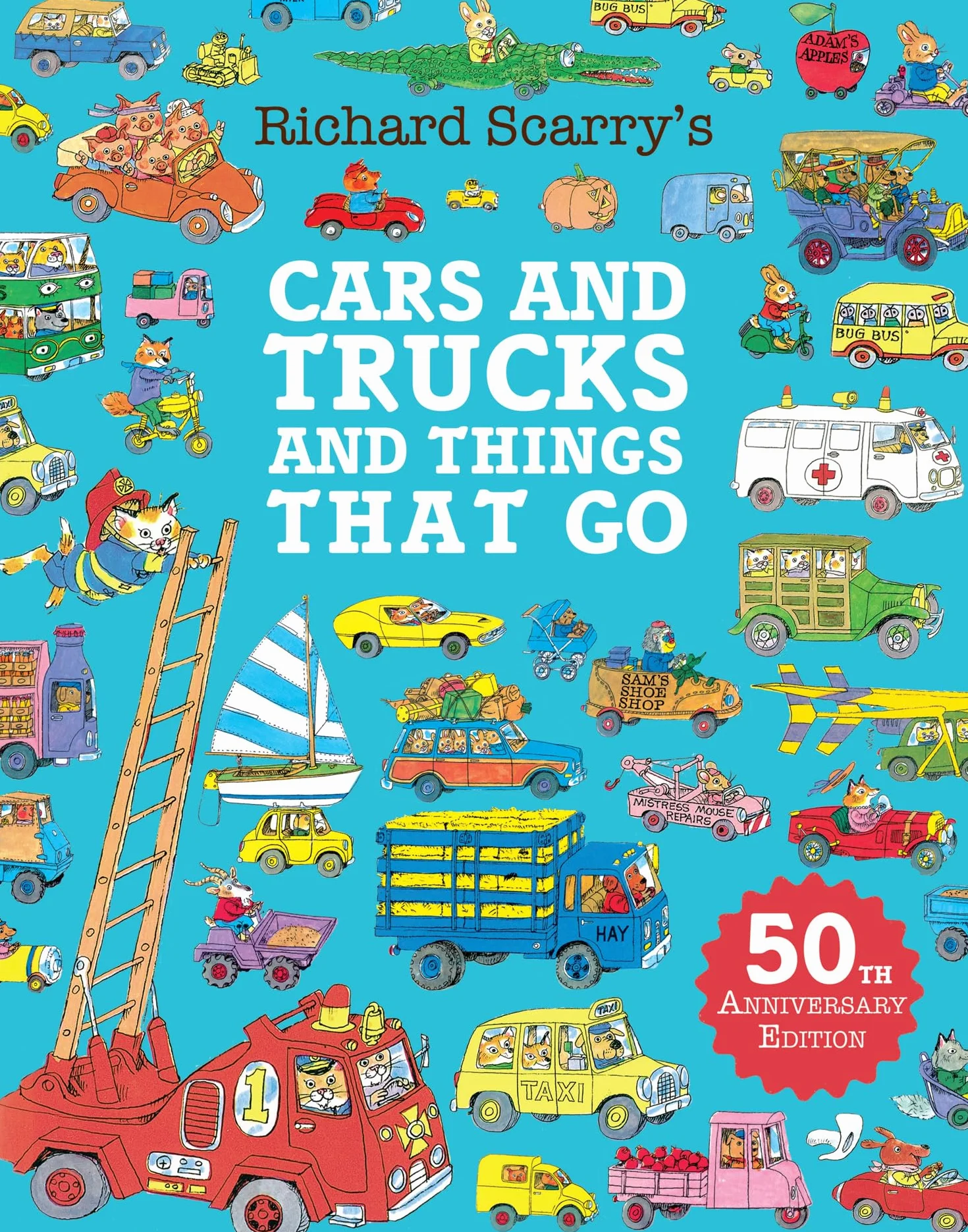 Cars and Trucks and Things That Go: Kids will love discovering all kinds of fun vehicles in this illustrated children’s book classic