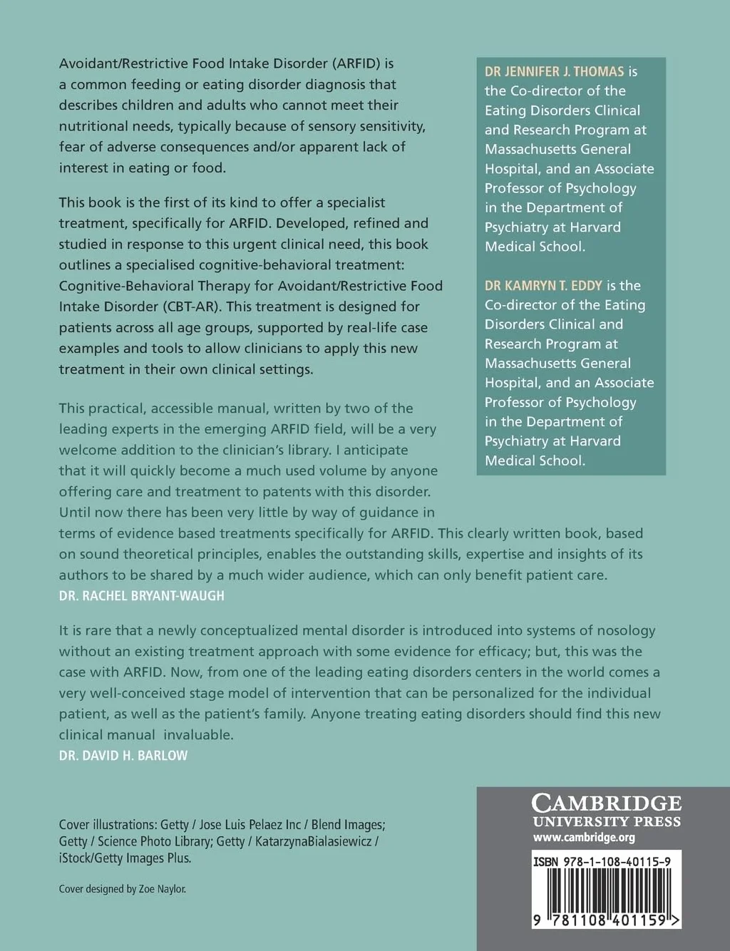 Cognitive-Behavioral Therapy for Avoidant/Restrictive Food Intake Disorder: Children, Adolescents, and Adults