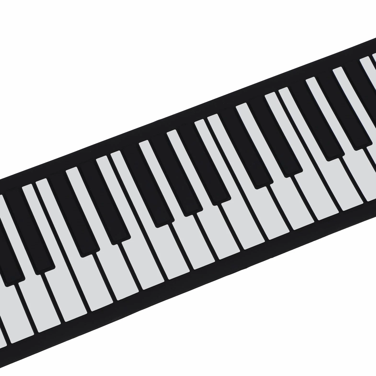 88 Klawiszy Roll Up Piano Keyboard Przenośny Akumulator, Składane Pianino Zwijane, Elastyczna Obudowa, łatwe Przenoszenie, Składana Konstrukcja do Nauczania w Klasie i środowiska