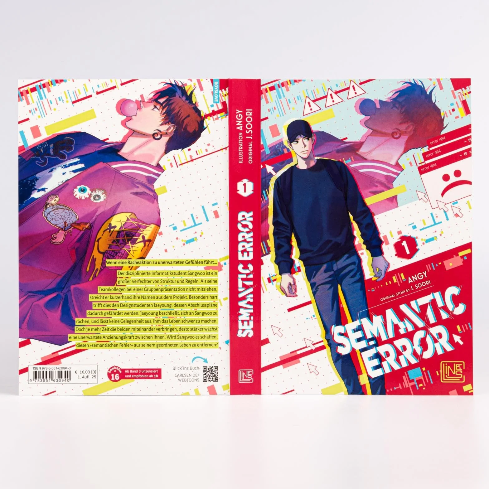 Semantic Error 1: Boys Love-Manhwa über eine College-Romanze zwischen einem strengen Informatiker und einem rebellischen Designer - limitierte Auflage mit Photocard