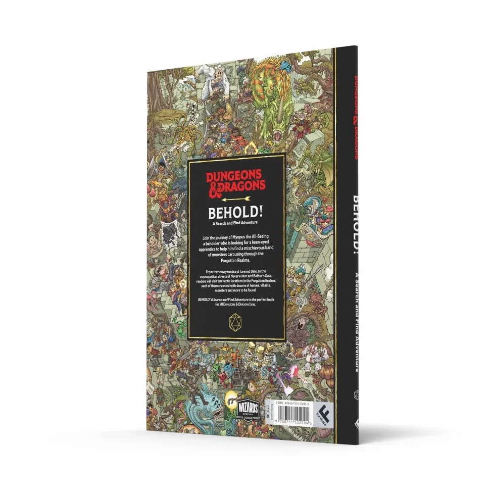 Dungeons & Dragons Behold! A Search and Find Adventure: An official gift for kids, adults, and fans of D&D and fantasy role play games