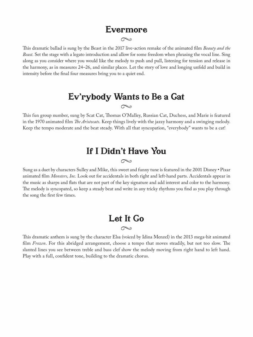Disney Songs for Kids - Easy Piano Songbook: 20 Favorites Arranged for Easy Piano