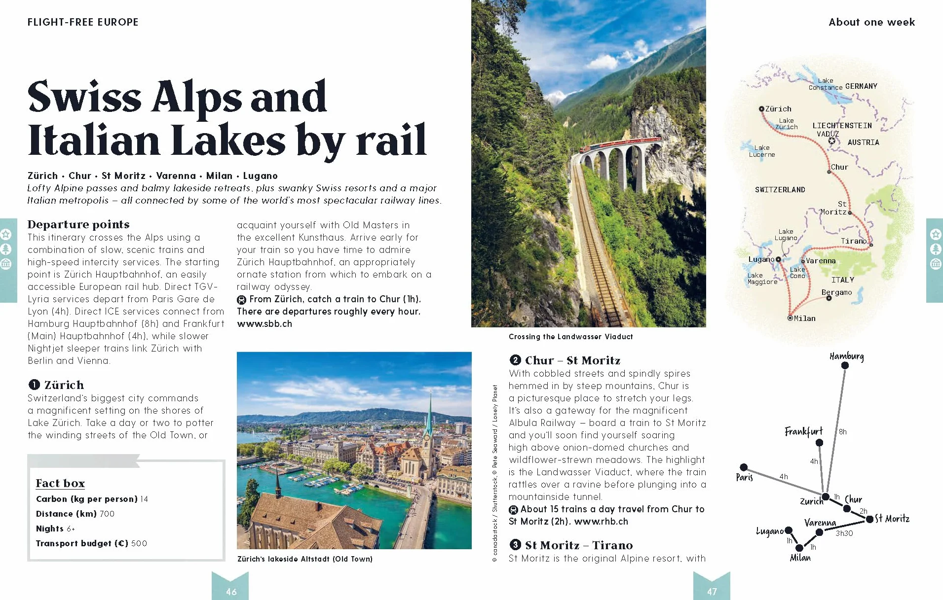 Flight-Free Europe - anglais: Detailed Itineraries Travel Like a Local Insider Tips Covers France, Italy, Greece, Sweden, and More