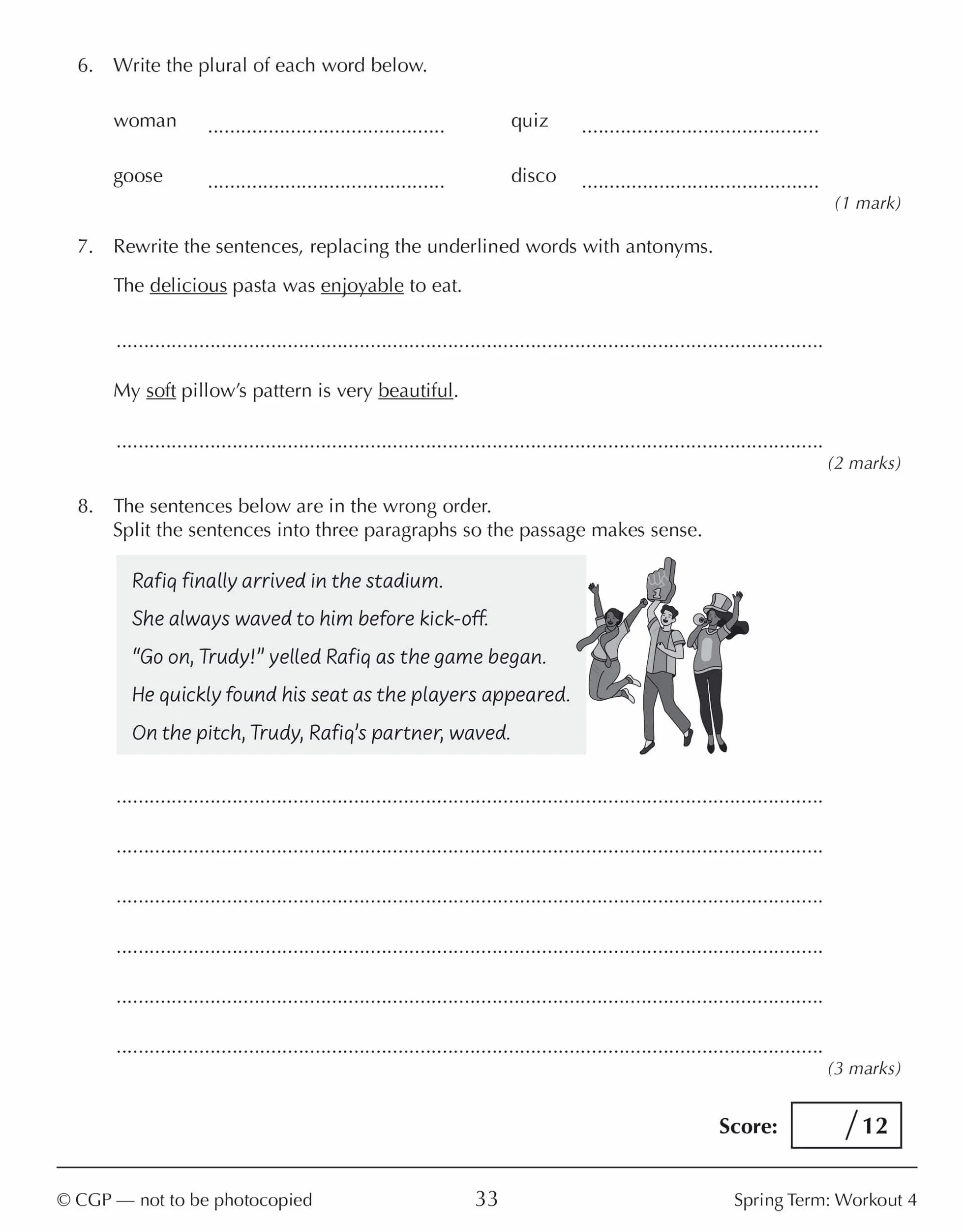 KS3 Year 7 Spelling, Punctuation and Grammar 10-Minute Weekly Workouts