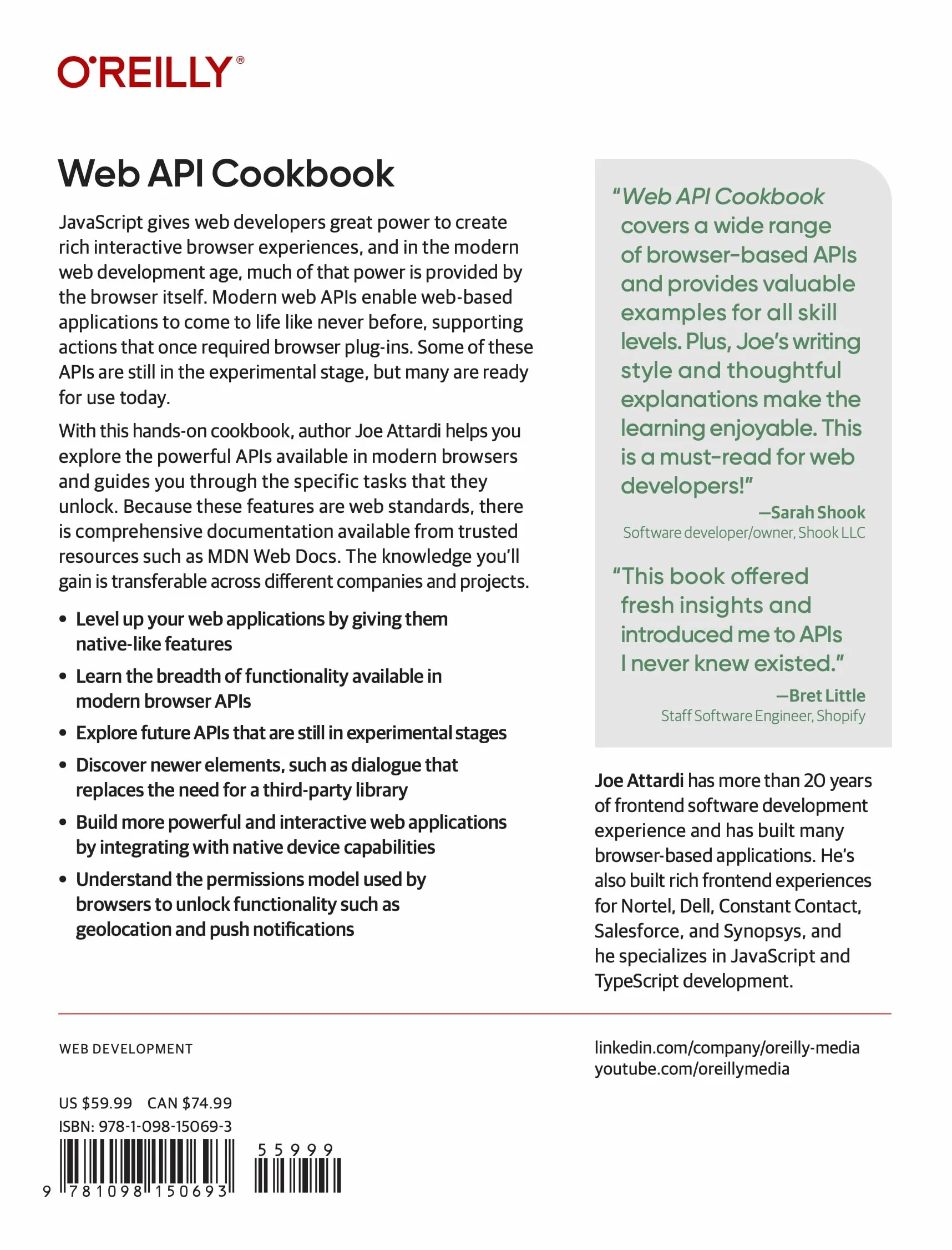 Web API Cookbook: Level Up Your JavaScript Applications