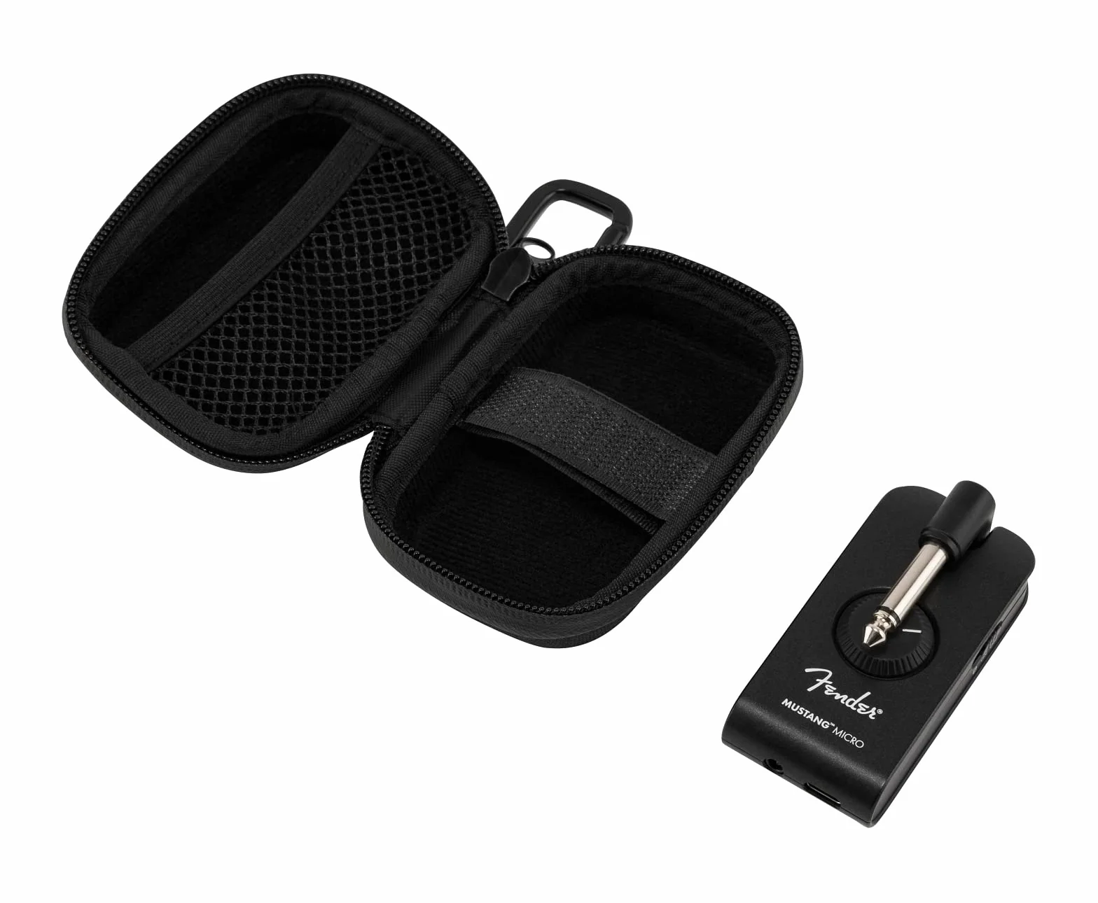 Fender Mustang Micro Case - doskonałe akcesorium do Mustang Micro lub Micro Plus, czarny, jeden rozmiar, etui