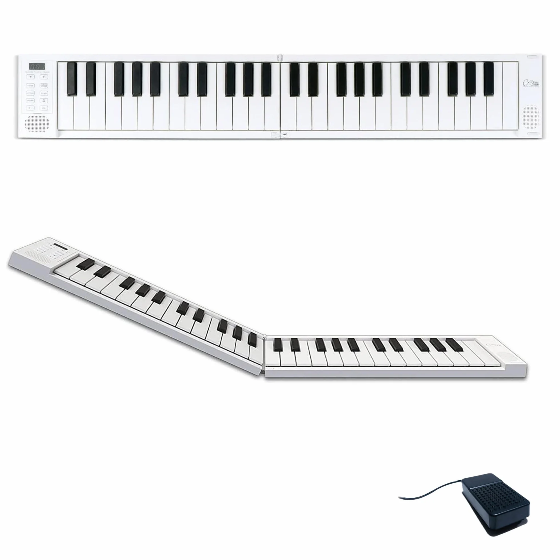 FP-49 Touch 49 Key Touch Touch Sensitive biały przenośny składany cyfrowy fortepian firmy Blackstar USB MIDI Controller z akumulatorem