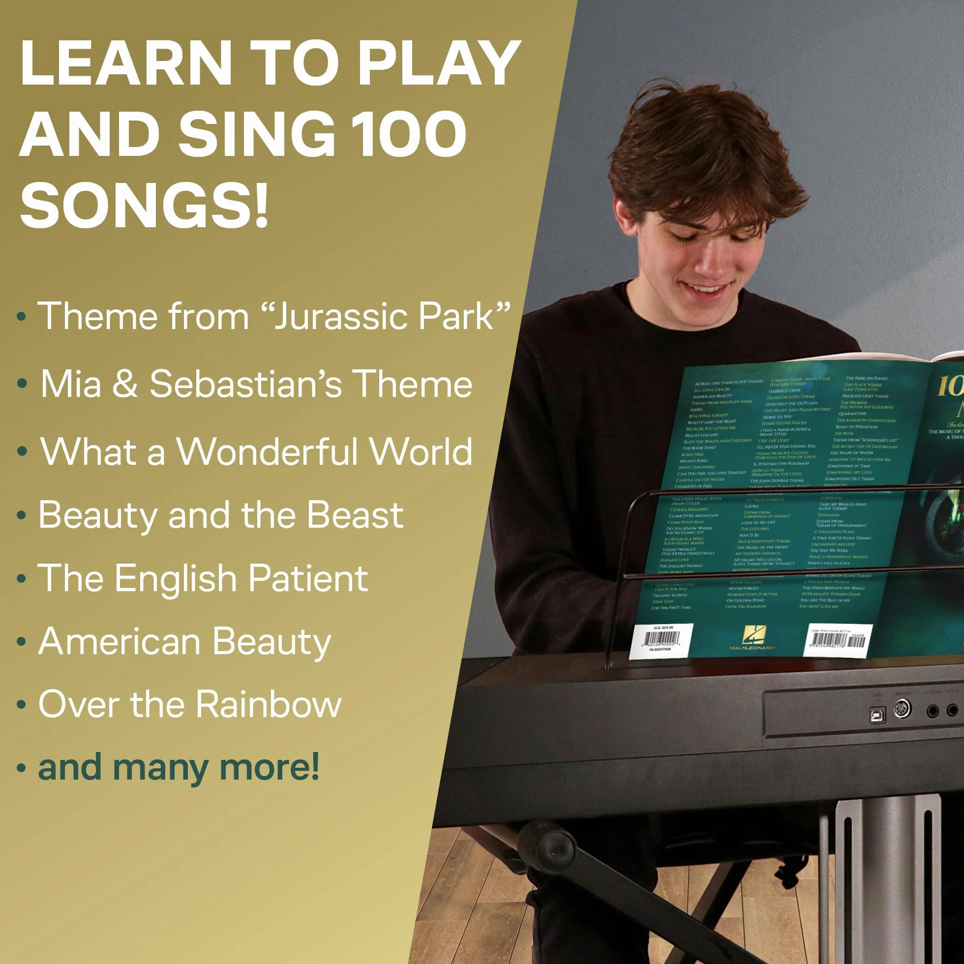 100 Most Beautiful Movie Songs Piano/Vocal/Guitar Songbook Sheet Music for Iconic Film Themes Easy Arrangements for All Skill Levels Popular Movie Music