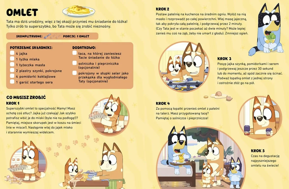 Bluey i Bingo. Książka kucharska Wytwornej Restauracji