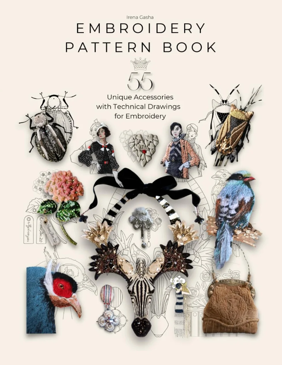 Embroidery Pattern Book: 55 Embroidery Projects for Inspiration and Practical Use