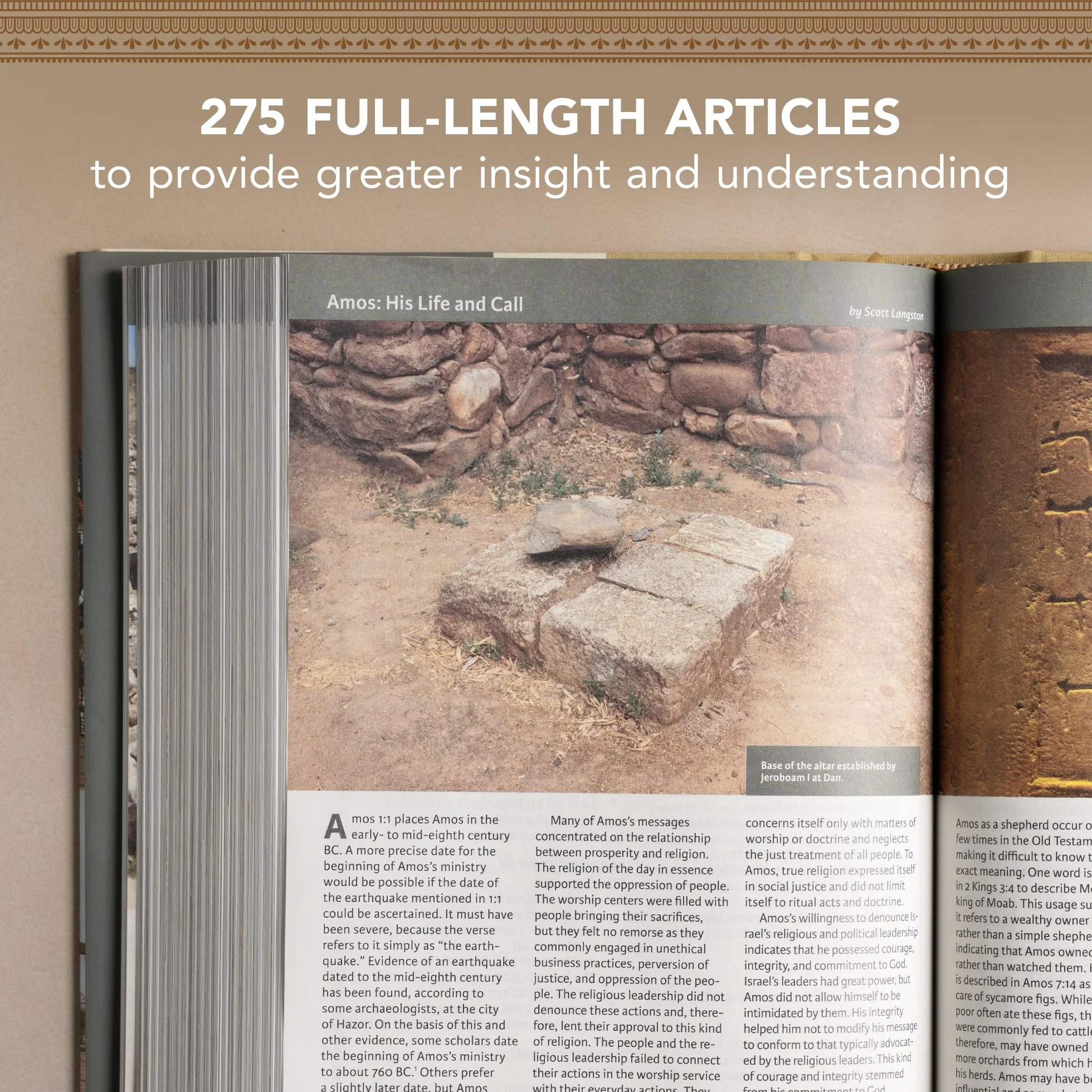 CSB Holy Land Illustrated Bible, Hardcover: A Visual Exploration of the People, Places, and Things of Scripture
