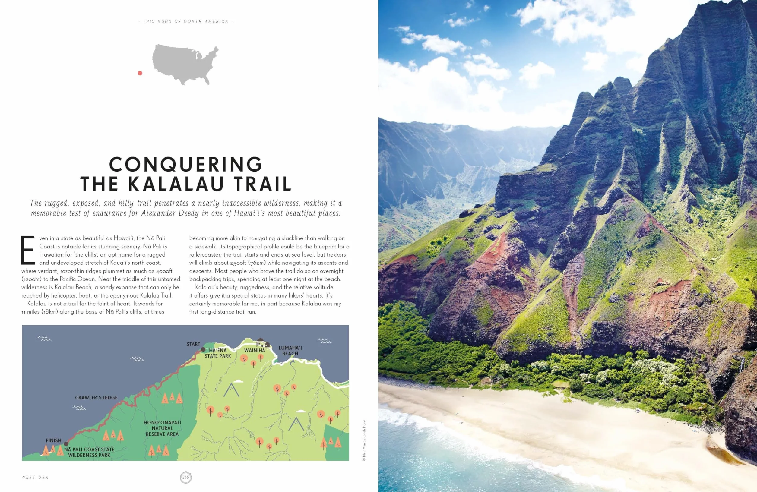 Epic Runs of North America 1ed -anglais-: 200 Thrilling Routes & Trails | Expert Travel Tips & Maps | Easy & Challenging Adventures | Running Stories from Athletes