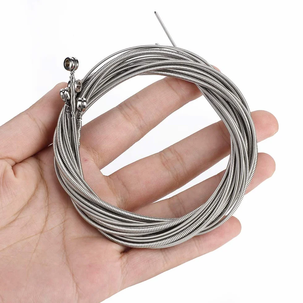Zenithaura Electric Bass Strings, 5 szt. Akcesoria częściowe stali nierdzewnej dla gitarzystów