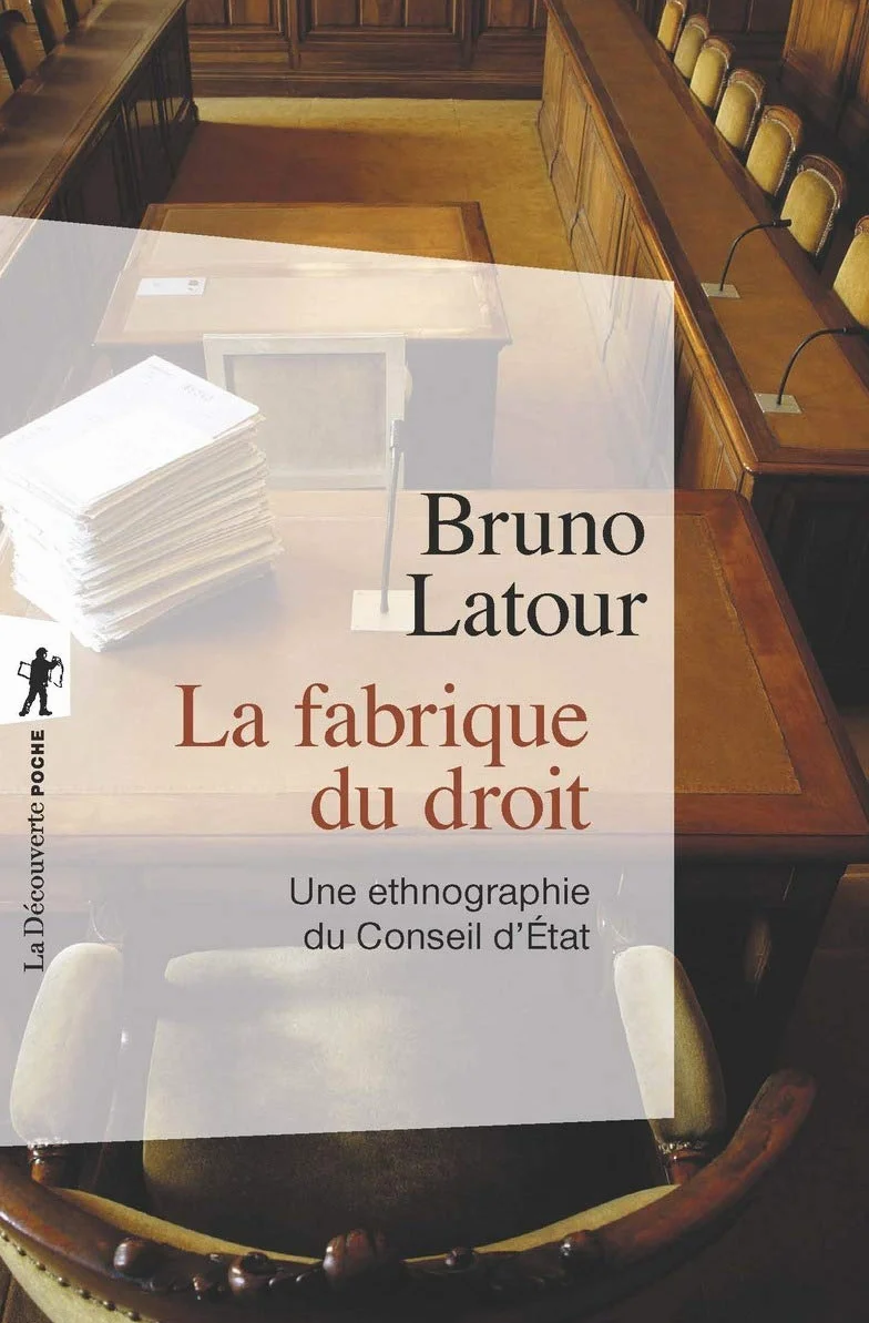 La fabrique du droit: Une ethnographie du Conseil d'État