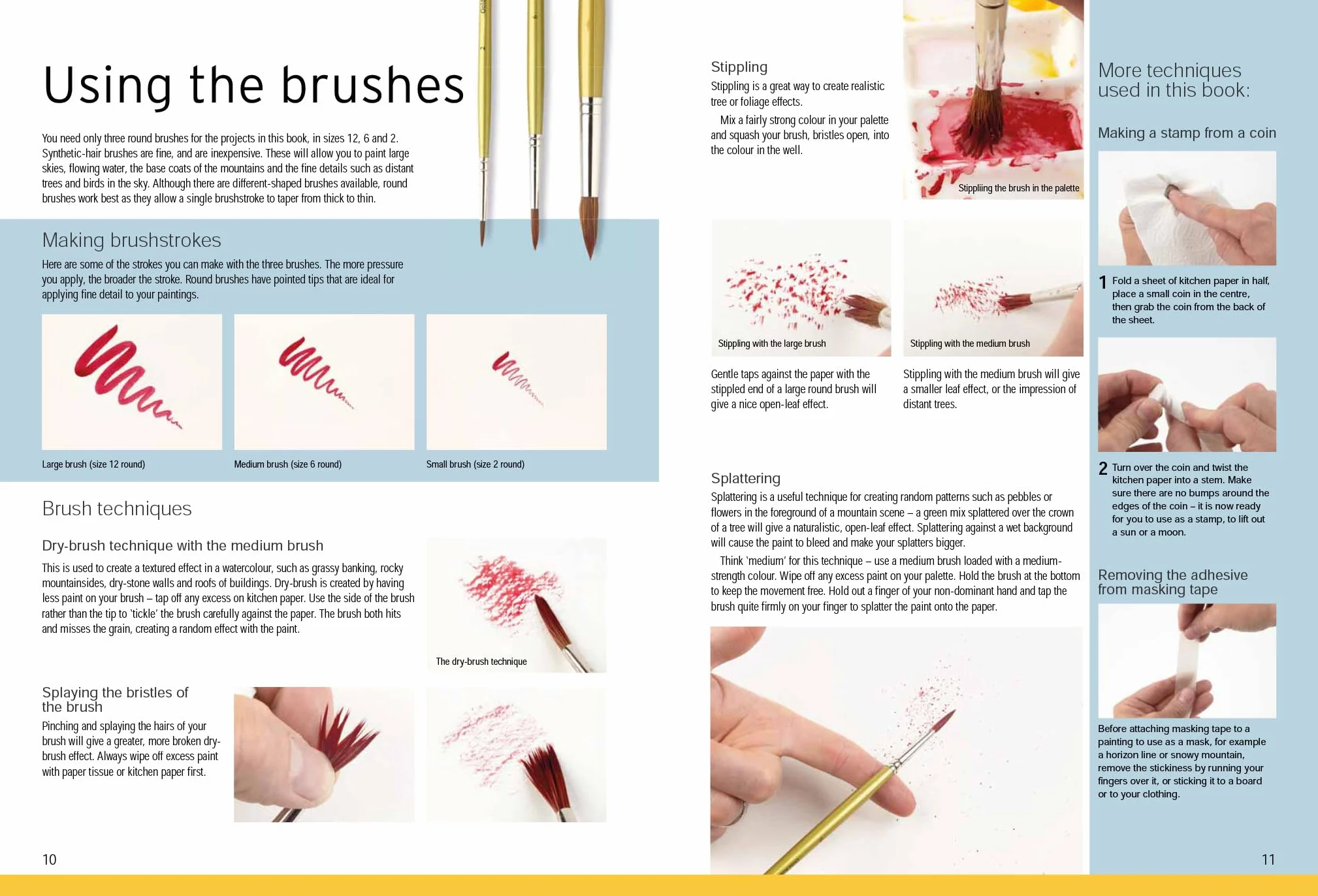 Take Three Colours: Mountains in Watercolour: Start to Paint with 3 Colours, 3 Brushes and 9 Easy Projects